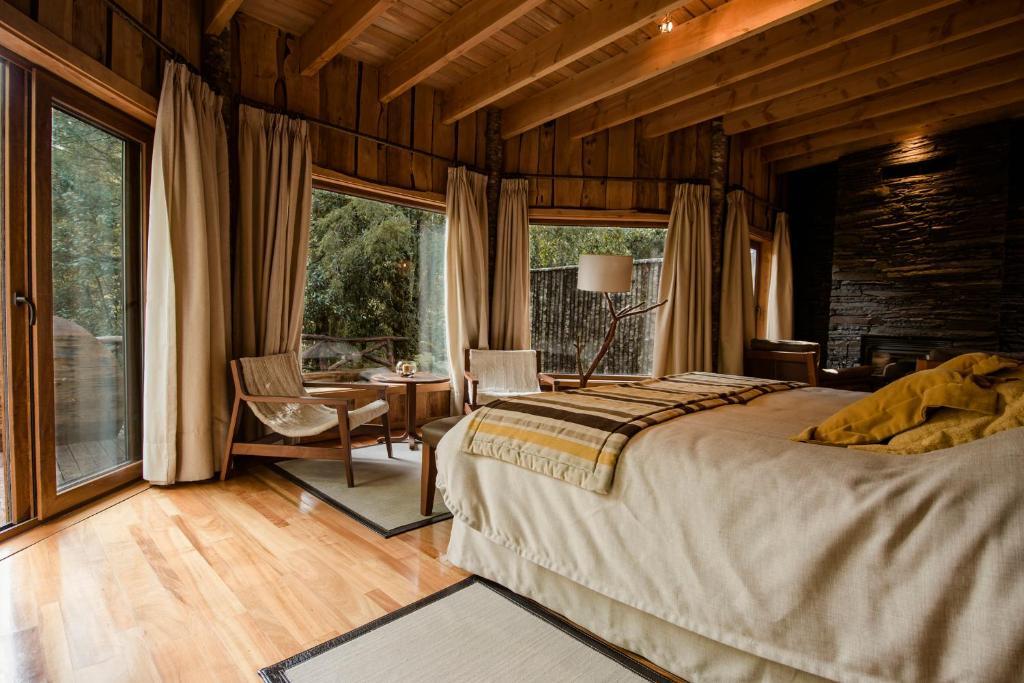 Huilo Huilo Nawelpi Lodge Пуэрто-Фуй Экстерьер фото