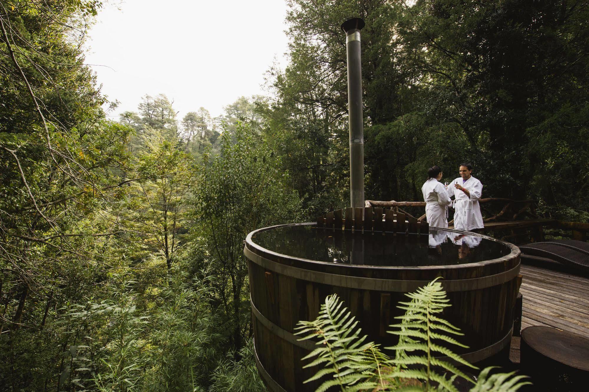 Huilo Huilo Nawelpi Lodge Пуэрто-Фуй Экстерьер фото